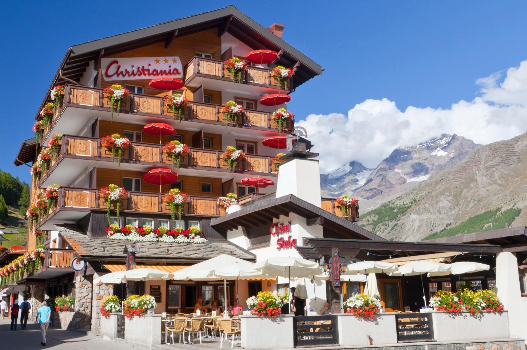 Hotel Christiania Saas-Fee Exterior foto
