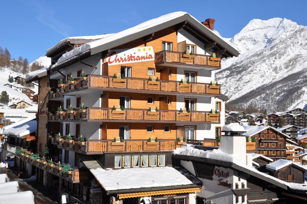 Hotel Christiania Saas-Fee Exterior foto